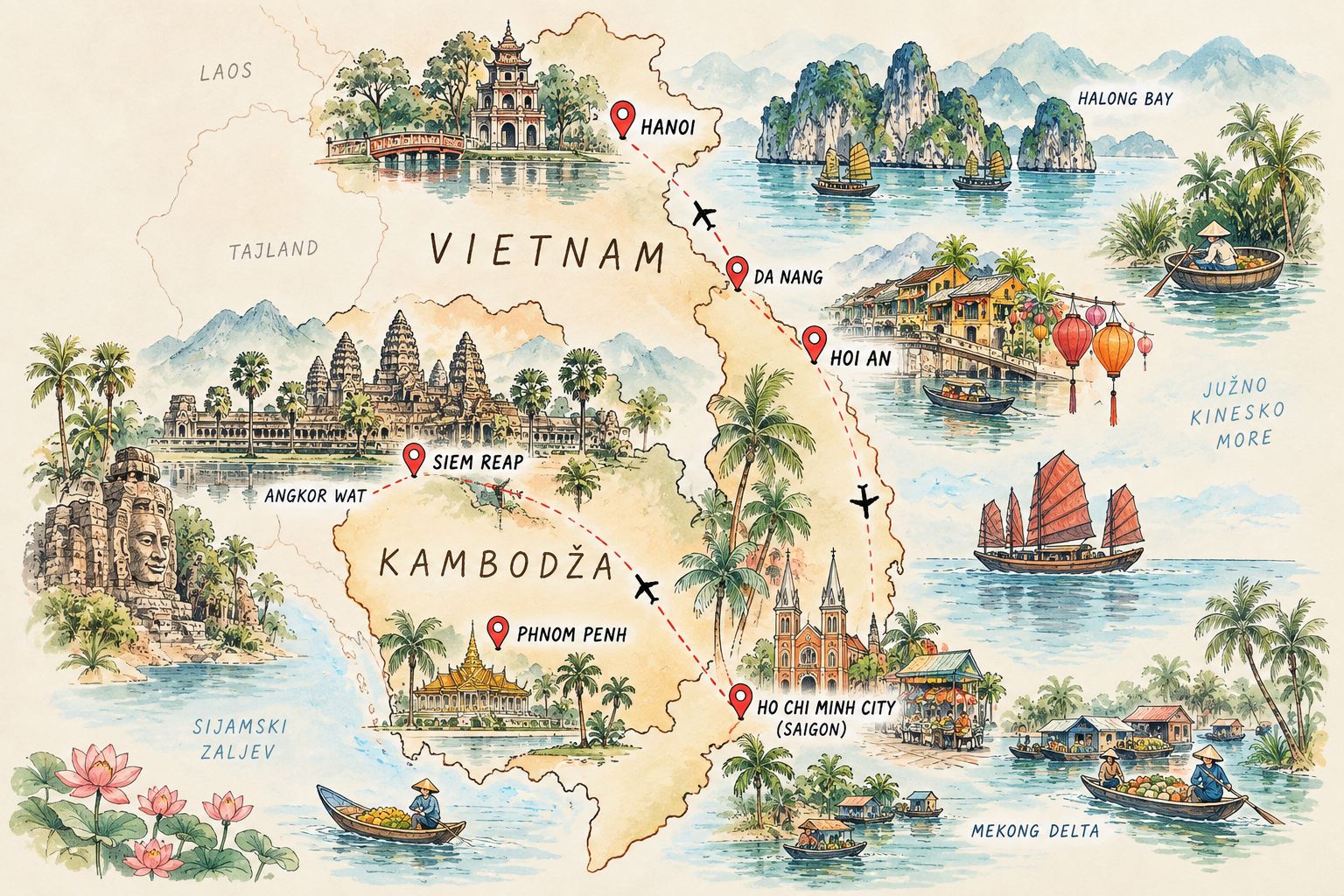 vijetnam mapa
